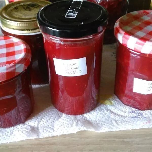 Confiture fraise banane