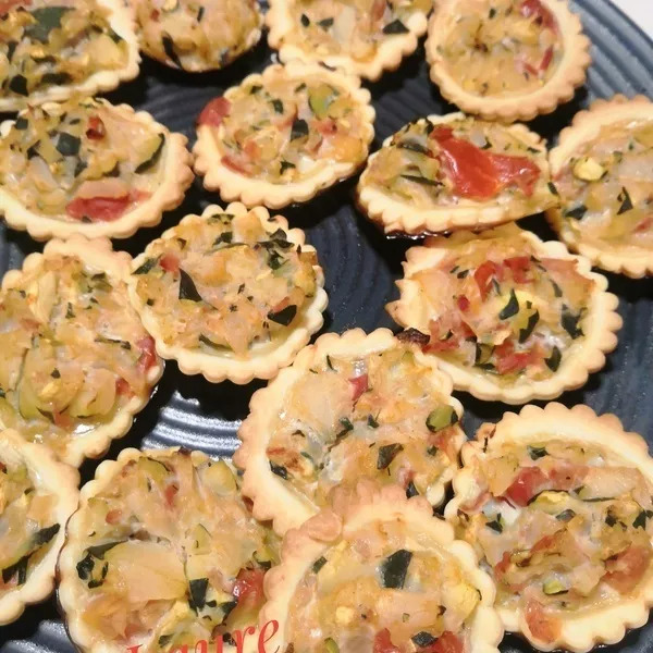 Petites tartelettes courgette