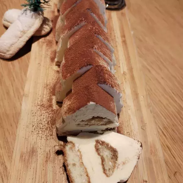 Bûche au Tiramisu allégée