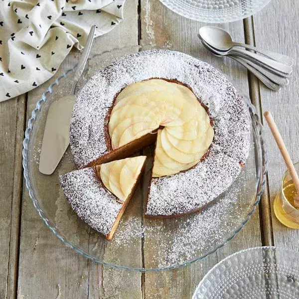 Gâteau aux pommes et au miel