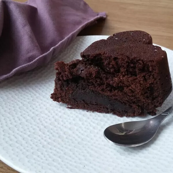 Gâteau fondant au chocolat et amande sans beurre