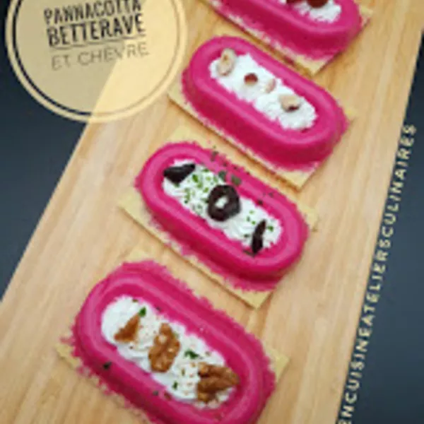Barquettes à la betterave et au chèvre de Nathencuisine