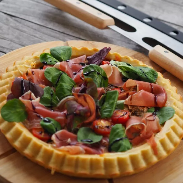 Pizza renversée 