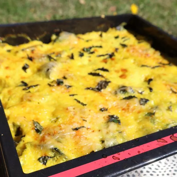 Gratin Courgettes au Curry