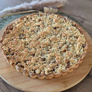 Tarte crumble aux prunes