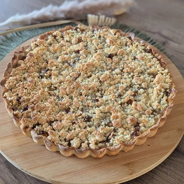 Tarte crumble aux prunes