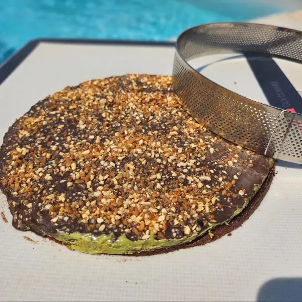 🍫Tarte- Brownie Dubaï Pistache & Kadaïf