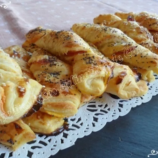 Torsades bacon / poivrons rouges