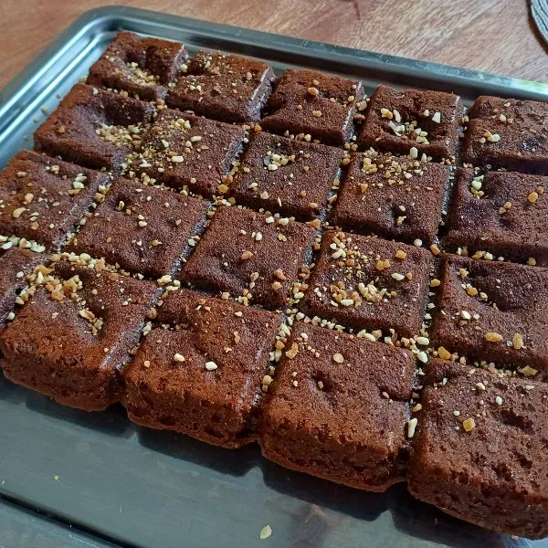 Brownie aux noix de pécan caramélisées