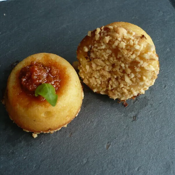 Crousti moelleux cacahuètes tomates