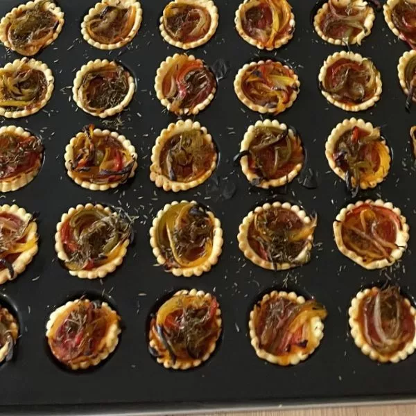 tartelettes poivrons 