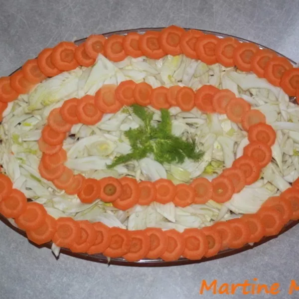 Salade de fenouils et carottes sans cook'in