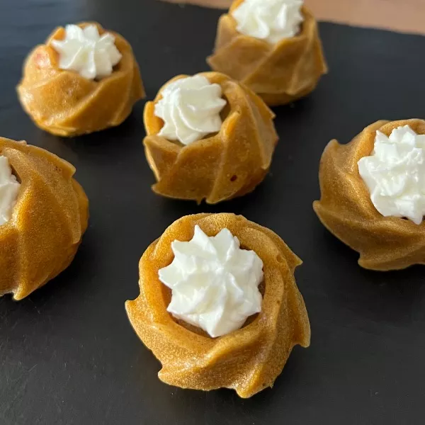 Bouchées apéritives au chorizo et mousse de chèvre 