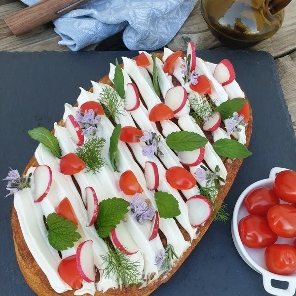 Pain de thon citronné aux petits légumes 