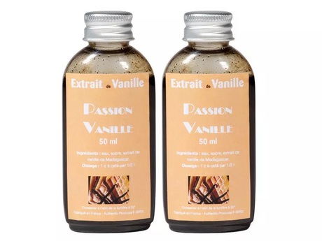 Vente flash - 2 x Extrait liquide de vanille avec graines 50 ml