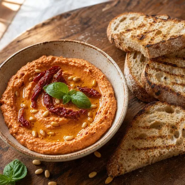 Tartinable tomates séchées et ricotta