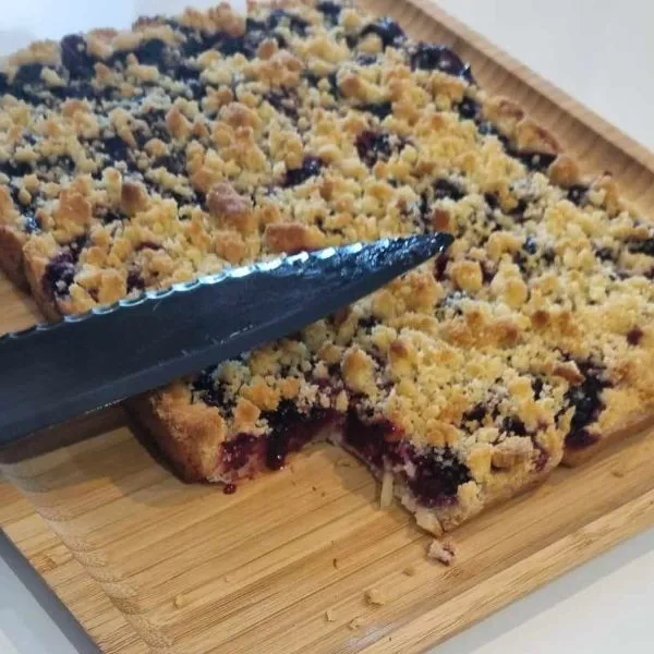 Carré gourmand à la mûre façon crumble
