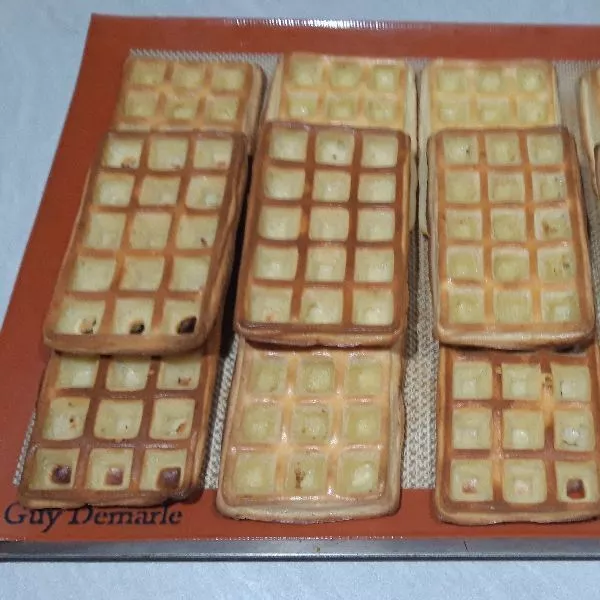 Gaufre à la pomme de terre et camembert