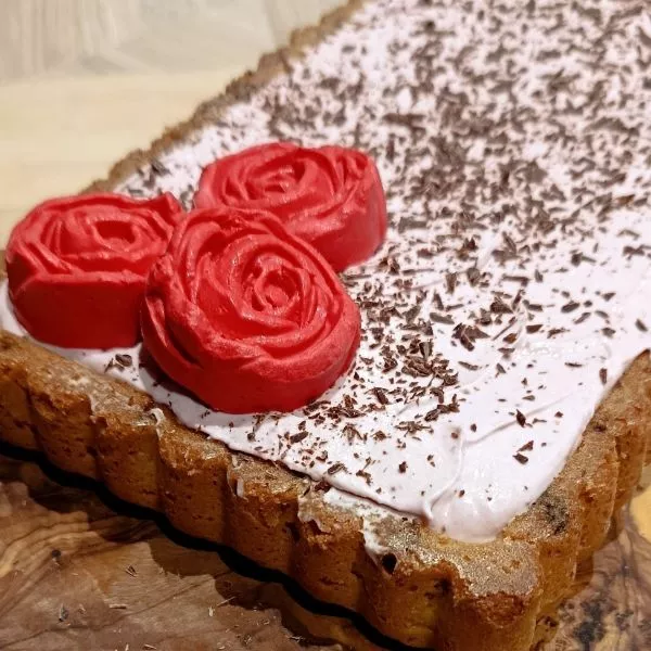 Tarte renversée mascarpone fraise et chocolat 