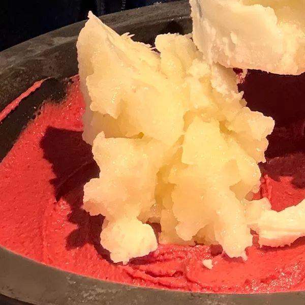 Le sorbet citron vert et  menthe 