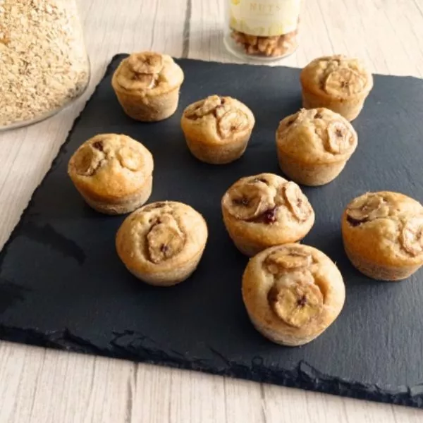 Muffins banane pâte à tartiner