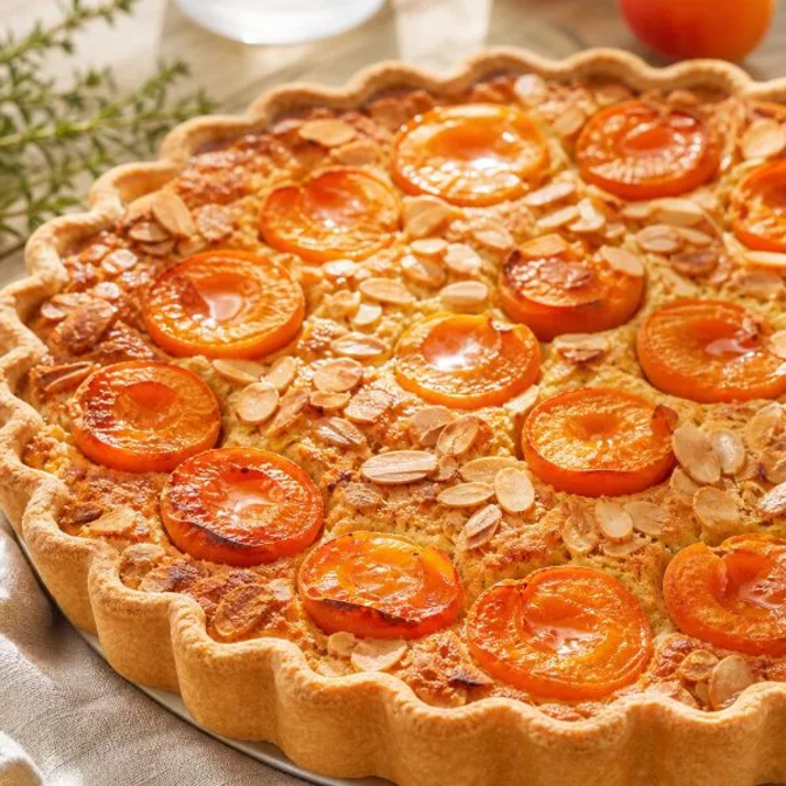 Tarte amandine aux abricots