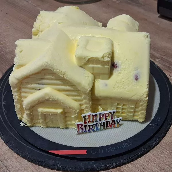 Entremet fromage blanc et framboises