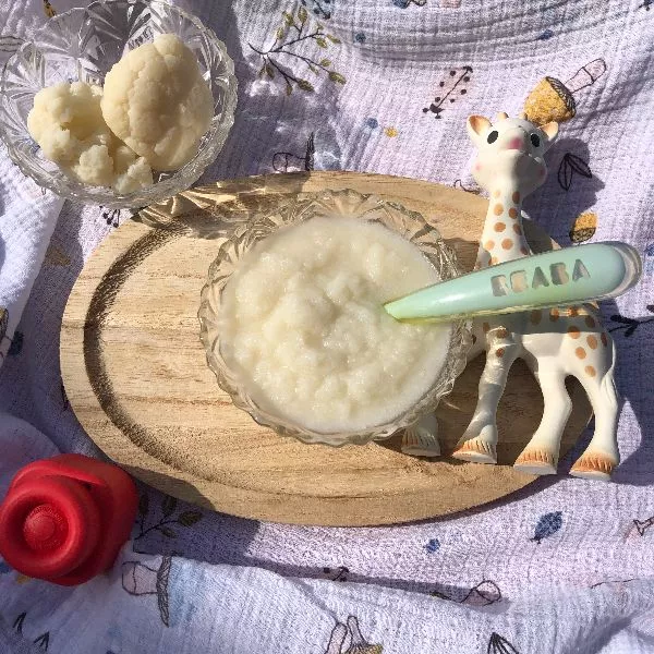 Ma première purée de choux-fleur 