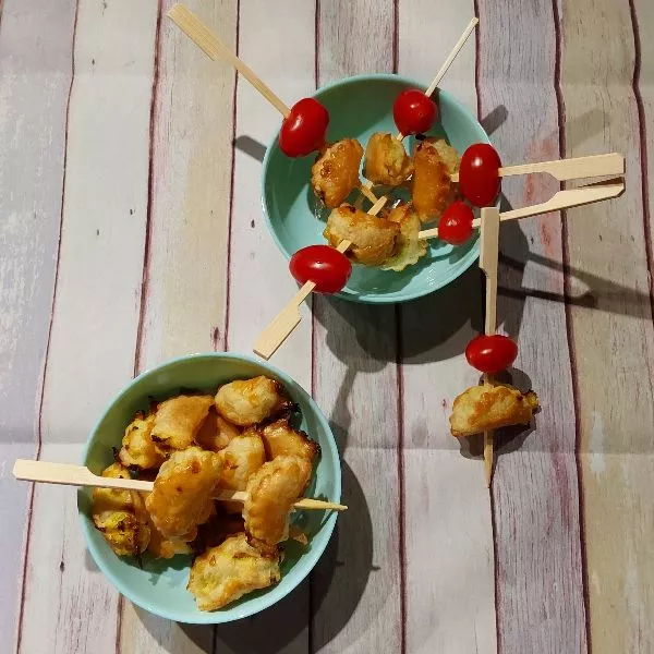 Chaussons d'échalotes au curry 