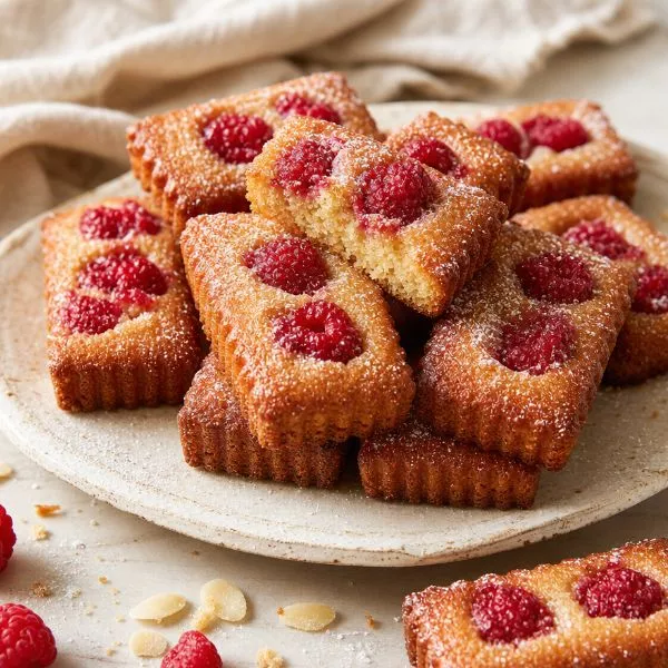 Financiers framboise
