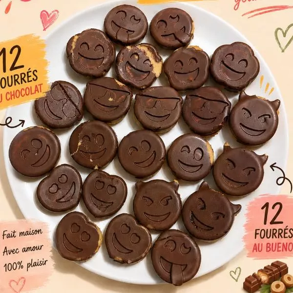 sablé coque chocolat