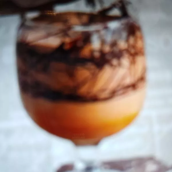 Mousse craquante chocolat caramel 