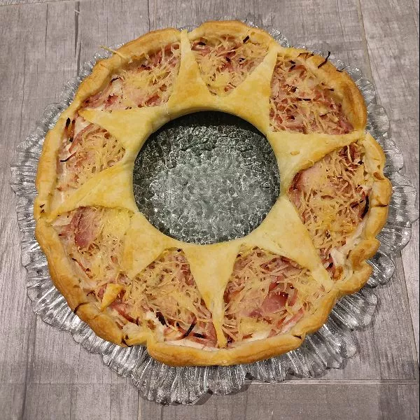 Tarte soleil façon flamenkuche