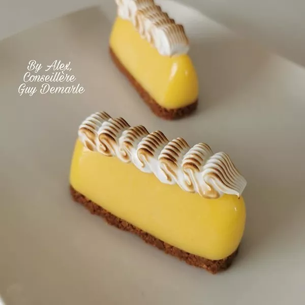 Entremet citron meringué spéculoos