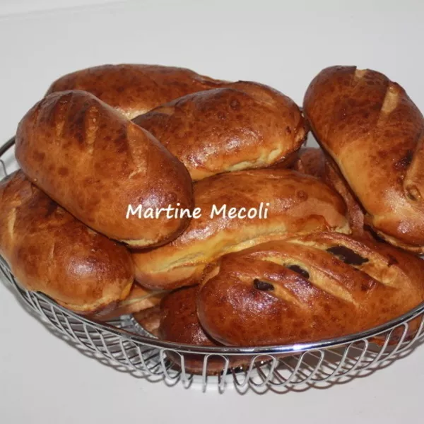 Pains au chocolat briochés express sans cook'in
