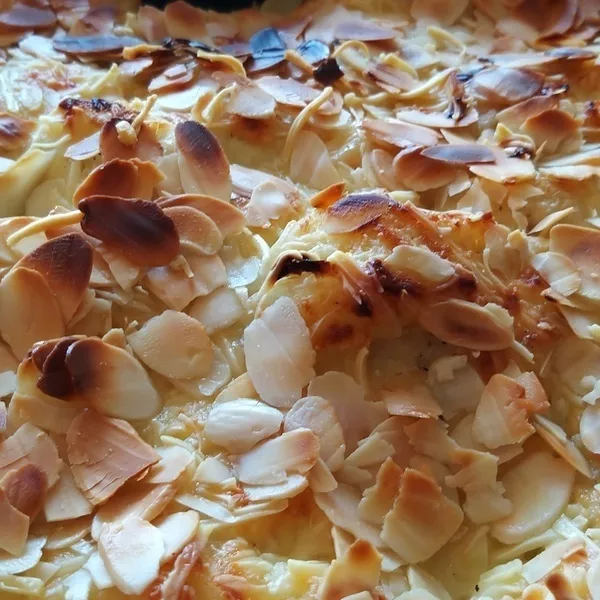 Gratin de chou-fleur au cumin et aux amandes