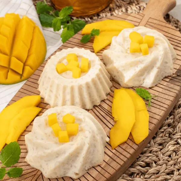 Riz coco et mangue