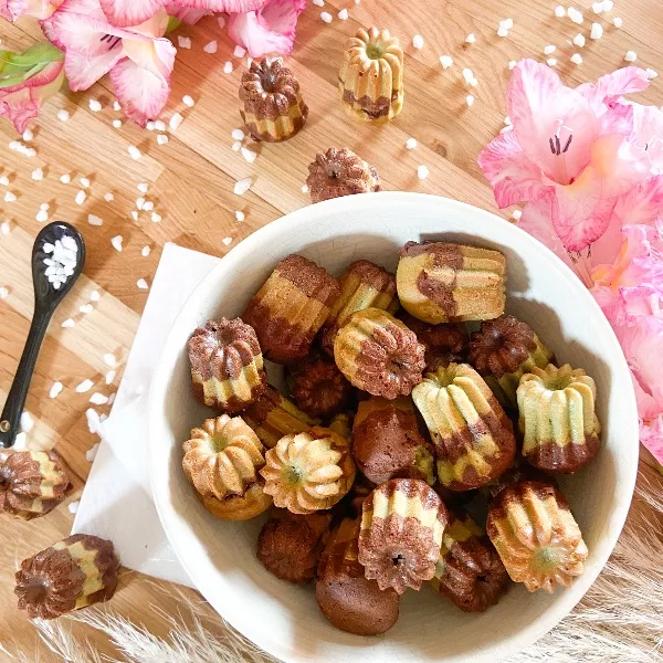 Cannelés chocolat pistache 