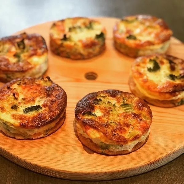 Quiche sans pâte Saumon Brocoli