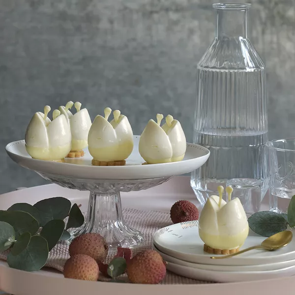 Tulipes blanches saveur litchi