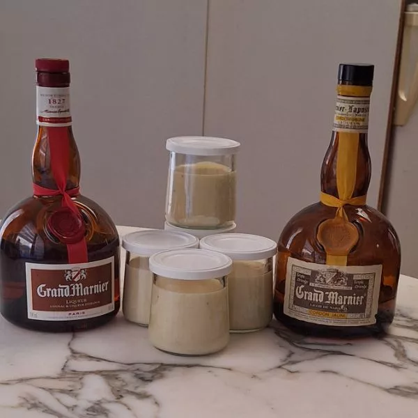 Crème dessert au Grand Marnier
