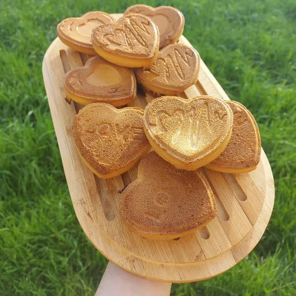Coeur de cake amande sans oeufs