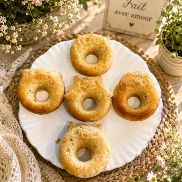 donuts fantastique à la compote de pomme