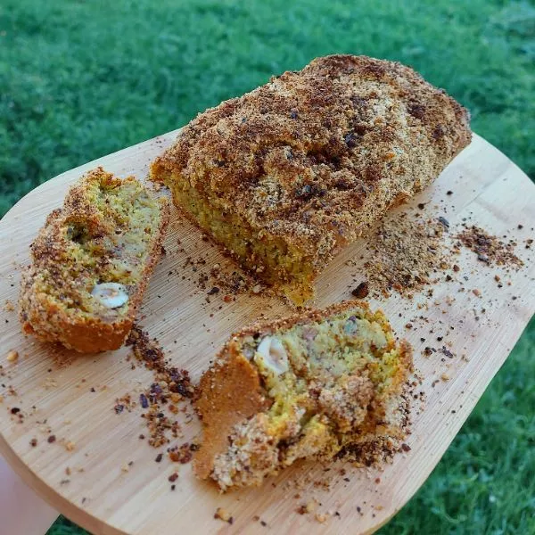 Cake thon curry noisettes sans oeufs