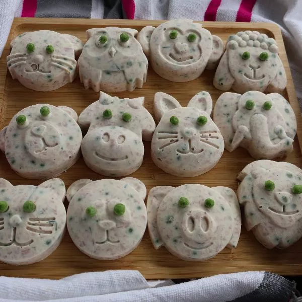 Terrine de jambon et petits pois sans cuisson