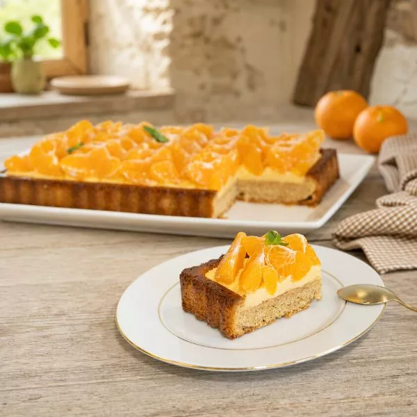 Tarte renversée à la clémentine