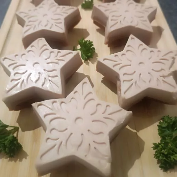 Panacotta mousse de canard sur pain d'épice