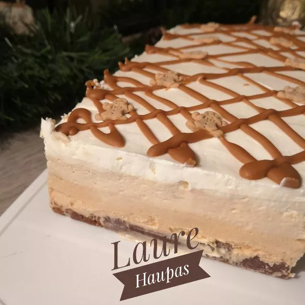 Rectangle Mascarpone chocolat blanc et spéculoos