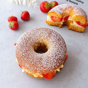 Donut fraises