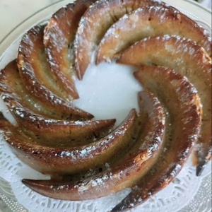 P'tit BUNDT POMME-POIRE-AMANDES aux épices Spéculos